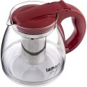 Glass teapot with infuser Lamart LT7074 VERRE 1.1 l red Glass teapot with infuser Lamart LT7074 VERRE 1.1 l red