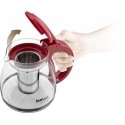 Glass teapot with infuser Lamart LT7074 VERRE 1.1 l red Glass teapot with infuser Lamart LT7074 VERRE 1.1 l red