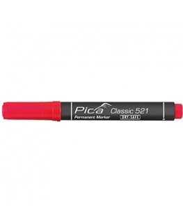 Pica Permanentmarker 2-6mm, Keil spitze, rot