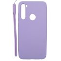Evelatus Xiaomi Xiaomi Redmi Note 8 / Redmi Note 8 2021 Soft Touch Silicone Case with Strap Purple