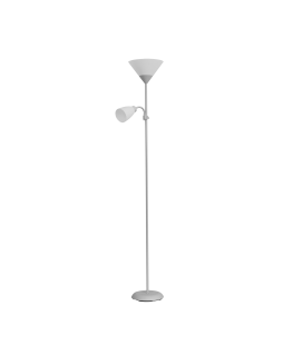Orno Floor lamp LAR, max 20W E27, 155 cm, white