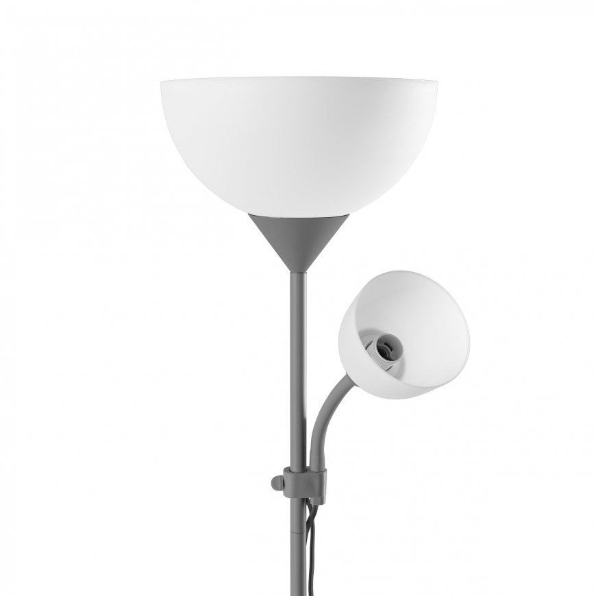 Orno Floor lamp LAR, max 20W E27, 155 cm, white – 2