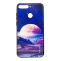 Evelatus Huawei Y6 2018 Picture Glass Case Valley Moon Evelatus Huawei Y6 2018 Picture Glass Case Valley Moon