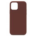 Evelatus Apple iPhone 12/12 Pro Premium Soft Touch Silicone Case Dark Coffee