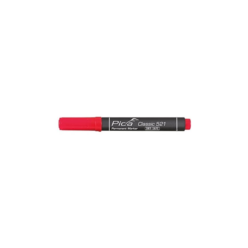 Pica Permanentmarker 2-6mm, Keil spitze, rot / SB