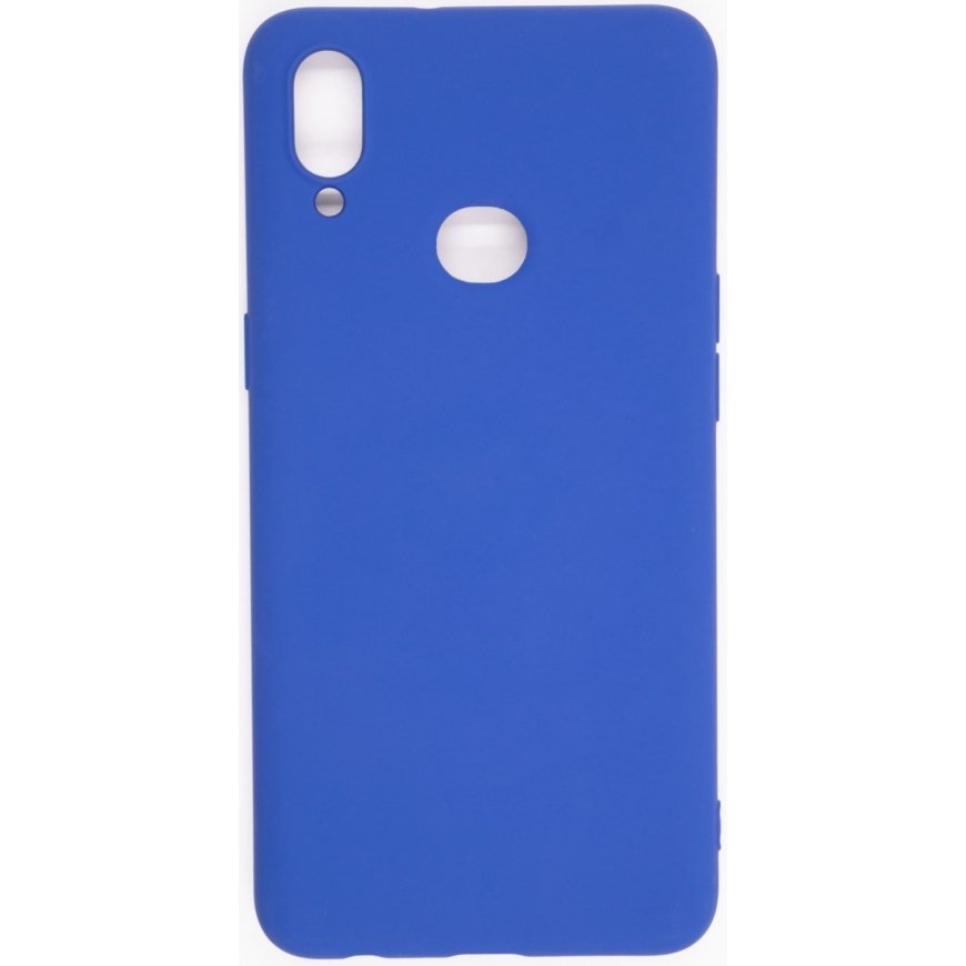 Evelatus Samsung Galaxy A10S Nano Silicone Case Soft Touch TPU Blue