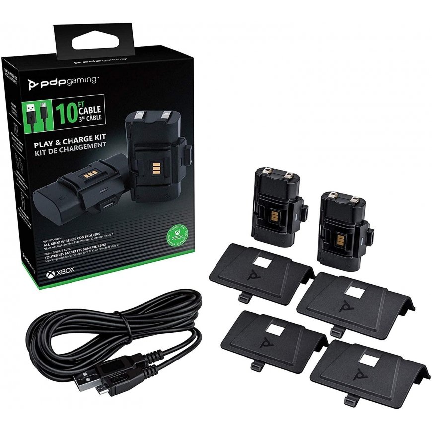 PDP Play & Charge Bundle for Xbox Series X|S, Xbox One