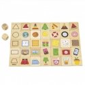 Viga Toys Medinis edukacinis žaidimas - galvosūkis atitinkantys formas 37 vnt. VIGA Viga Toys Medinis edukacinis žaidimas - galvosūkis atitinkantys formas 37 vnt. VIGA