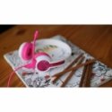 BuddyPhones StudyBuddy headphones with microphone (BP-SB-Pink-01)
