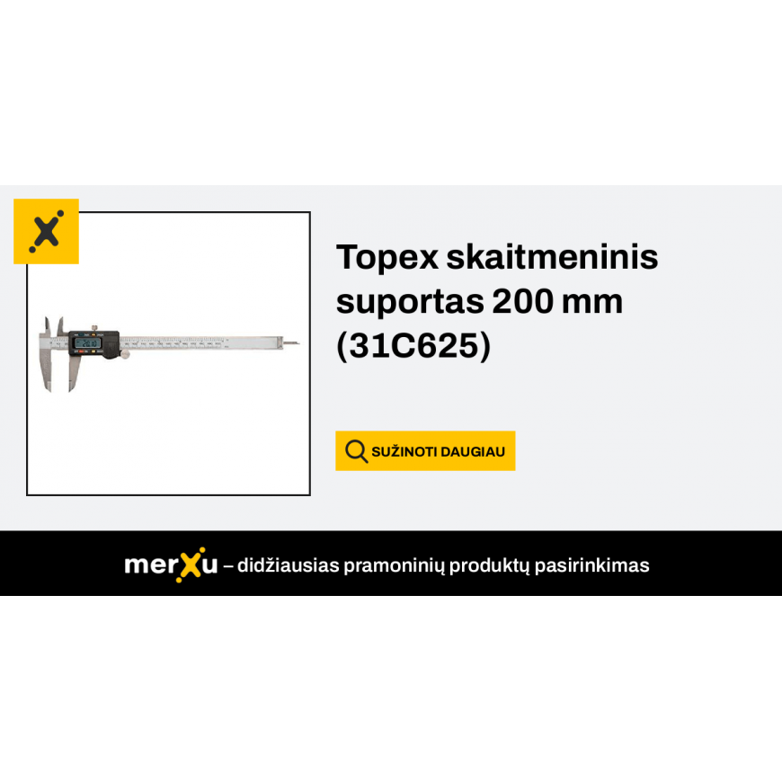 Topex 200mm digital caliper – 2