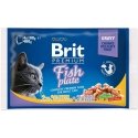 BRIT Premium Cat Fish Plate - mitrā kaķu barība - 4x100g BRIT Premium Cat Fish Plate - mitrā kaķu barība - 4x100g