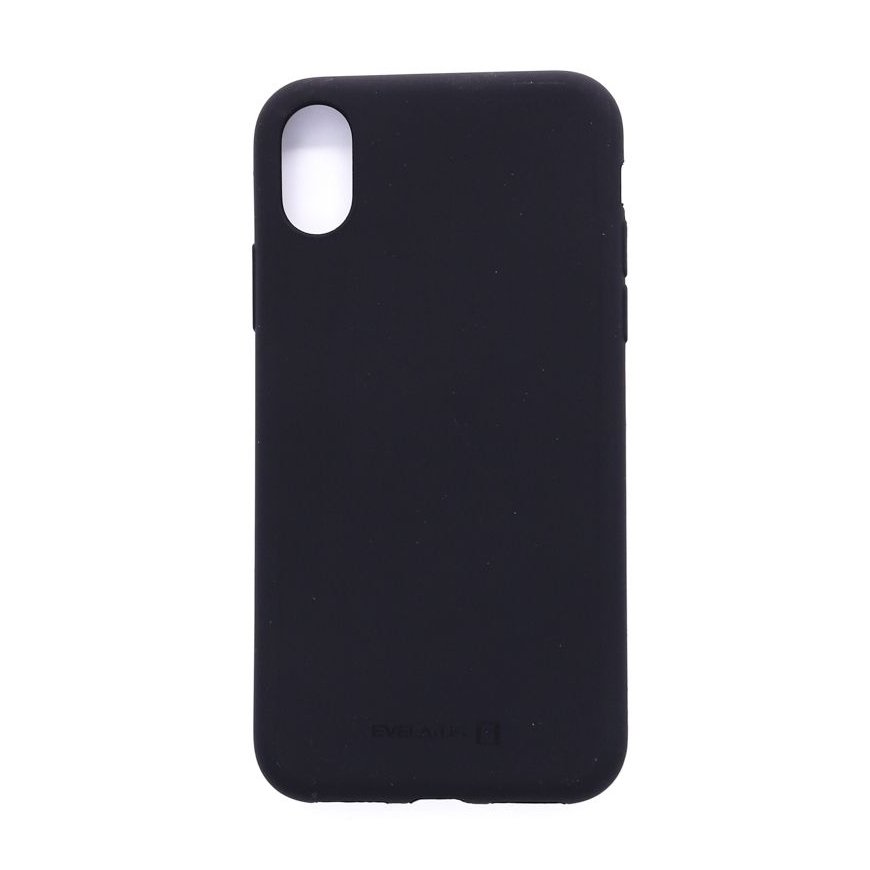 Evelatus Apple iPhone Xs MAX Nano Silicone Case Soft Touch TPU Black