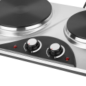 Teesa Double portable electric stove 2500W