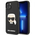Karl Lagerfeld Karl Lagerfeld KLHCP14MKH3DBK iPhone 14 Plus 6.7 inch Black / Black Hard Case 3D Rubber Karl Head Karl Lagerfeld Karl Lagerfeld KLHCP14MKH3DBK iPhone 14 Plus 6.7 inch Black / Black Hard Case 3D Rubber Karl Head