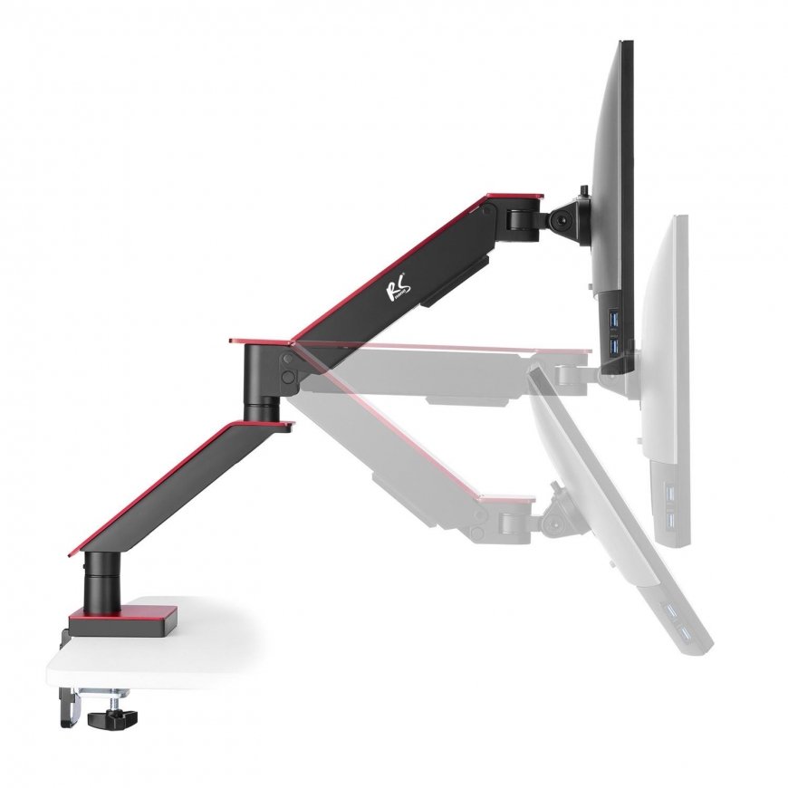 Holder NanoRS Monitorius TV Desk Mount Adjustable Tilt 17" - 32" 8kg Gaming VESA LCD LED – 4