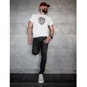 Dinamo - Men's T-SHIRT «DINAMO» WITH BLACK PRINTING XXL White Dinamo - Men's T-SHIRT «DINAMO» WITH BLACK PRINTING XXL White