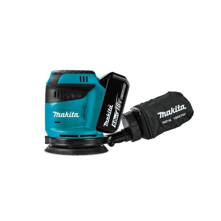 MAKITA orbital sander 18V 125mm 2x5
