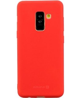 Evelatus Samsung Galaxy A6 Plus 2018 Nano Silicone Case Soft Touch TPU Red