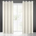 Night curtain Eurofirany RITA made of smooth fabric, 140X250 cm loops / wheels, color: ecru Night curtain Eurofirany RITA made of smooth fabric, 140X250 cm loops / wheels, color: ecru