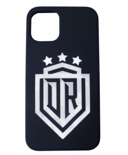 Evelatus Apple iPhone 12 Pro Soft Touch Silicone Case DR Logo N1 White Black