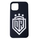 Evelatus Apple iPhone 12 Pro Soft Touch Silicone Case DR Logo N1 White Black