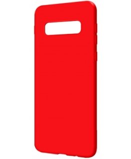Evelatus Samsung Galaxy S10 Premium Soft Touch Silicone Case Red