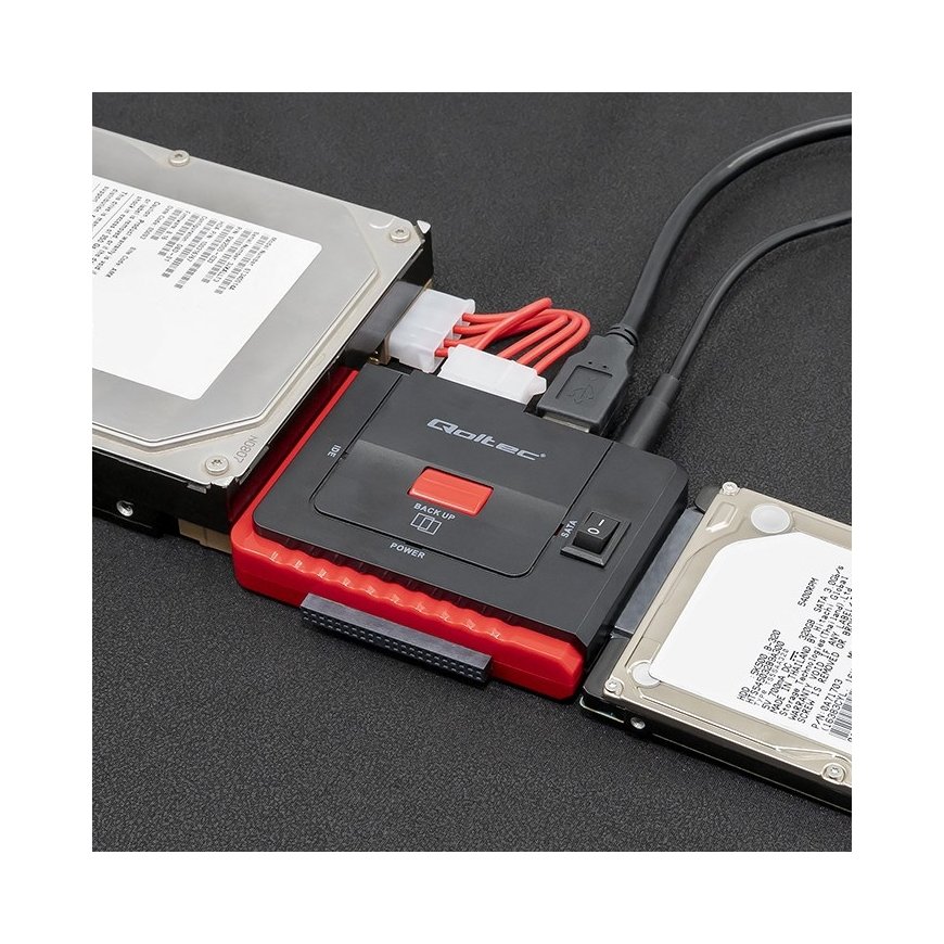 Qoltec 50645 adapter USB 3.0 to IDE | SATA III – 5
