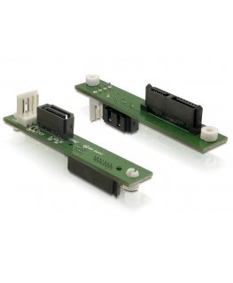 DeLOCK Adapter SATA Slimline SATA SATA kabelis SATA 7-pin SATA 7-pin + Molex (4-pin)