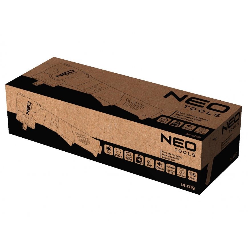 NEO Angle impact wrench, 1/2 ", 500 Nm – 2