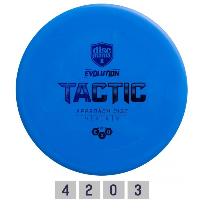Disc golf disc Midrange Driver SOFT EXO TACTIC Evolution Light Blue
