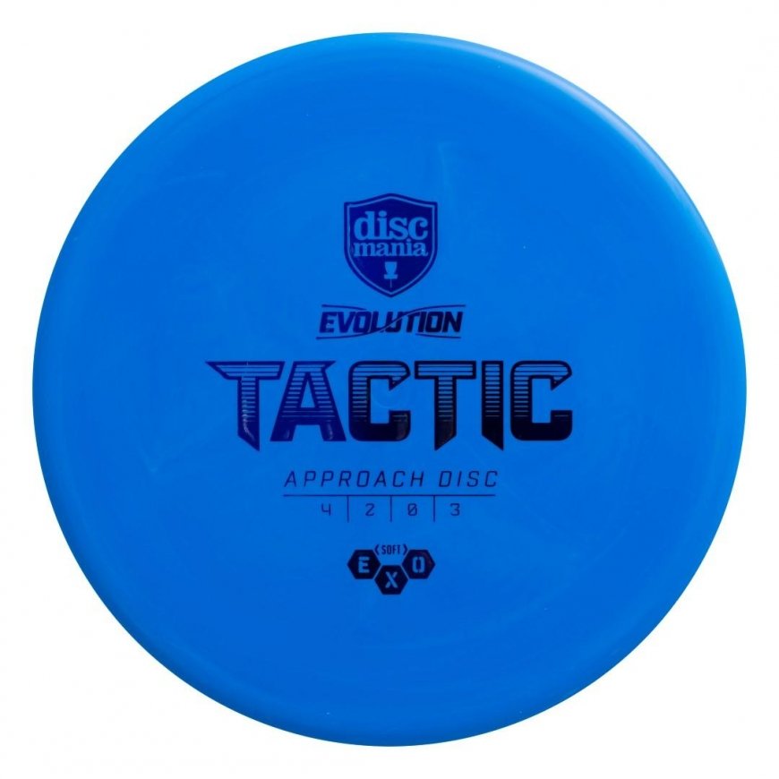 Disc golf disc Midrange Driver SOFT EXO TACTIC Evolution Light Blue – 2