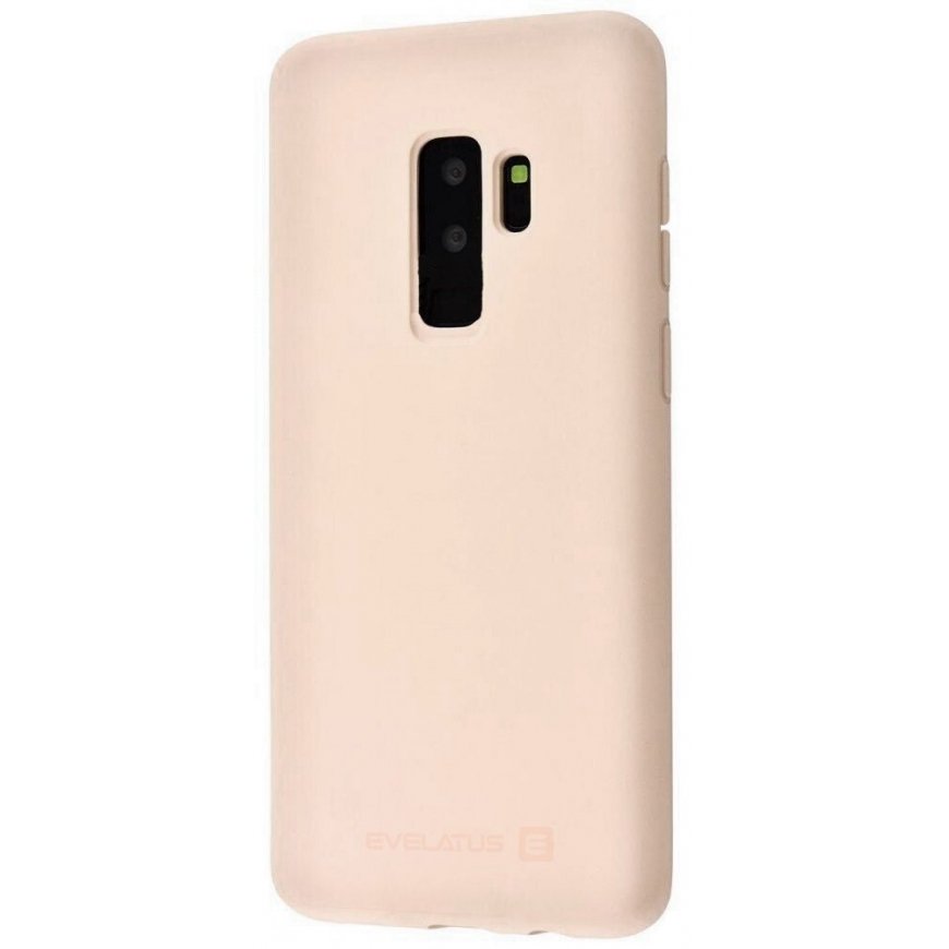 Evelatus Samsung Galaxy S9 Plus Nano Silicone Case Soft Touch TPU Pink Sand