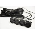 Amio Set of sensors parkowania cofania led 4 sensory black