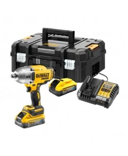 Cordless impact wrench 1/2", 1355Nm 18V Li-lon 2x5.0Ah POWERSTACK DeWalt [DCF900H2T-QW]
