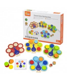 Viga Toys VIGA Wooden game Sprouting colors Pavija Montessori Ogon + Charters