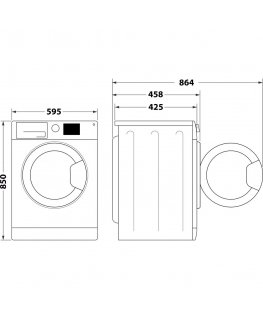 Washing machine WHIRLPOOL WRBSS 6249 W EU