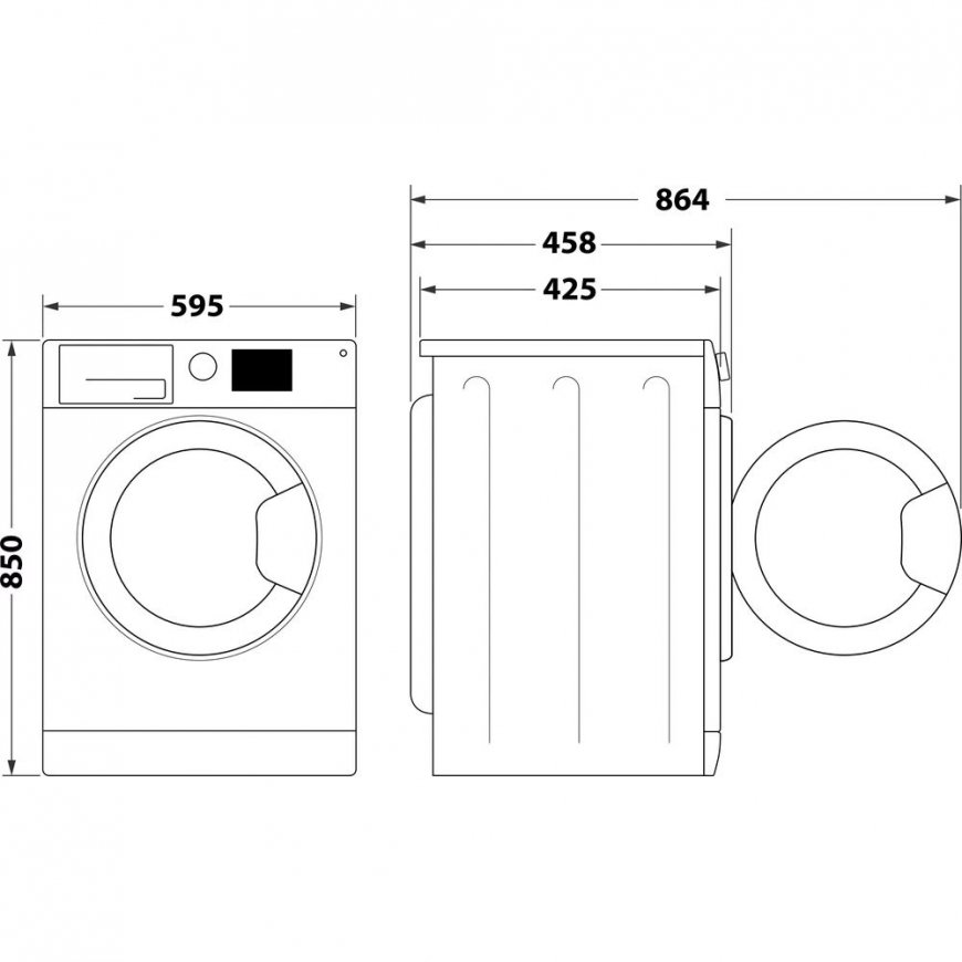 Washing machine WHIRLPOOL WRBSS 6249 W EU