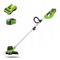 Greenworks 40V lawnmower with 2Ah battery and charger [G40LTK2]