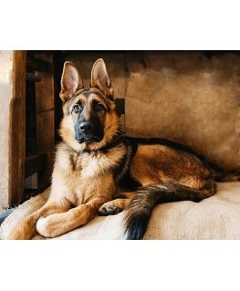 Beldizart Shepherd 48*38 cm WD184