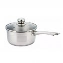 Kastrolis ar vāku, tērauda Ø16cm 1,5l Kinghoff. KH 4323 Kastrolis ar vāku, tērauda Ø16cm 1,5l Kinghoff. KH 4323