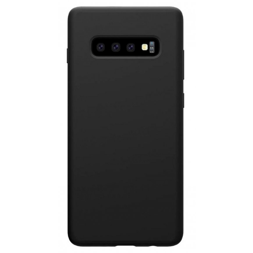 Evelatus Samsung Galaxy S10 Premium Soft Touch Silicone Case Black