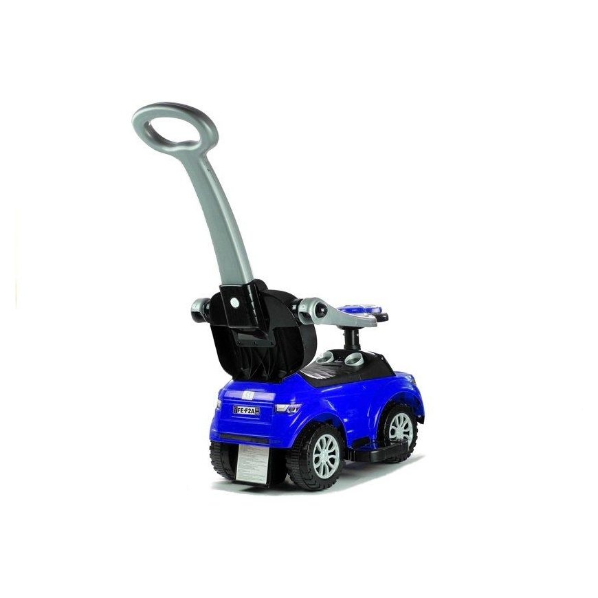 Lean Cars Foot-operated car with handle for parents 614W Blue – 2