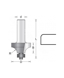 Hikoki Accessories Apvalinimo freza HiKOKI S23