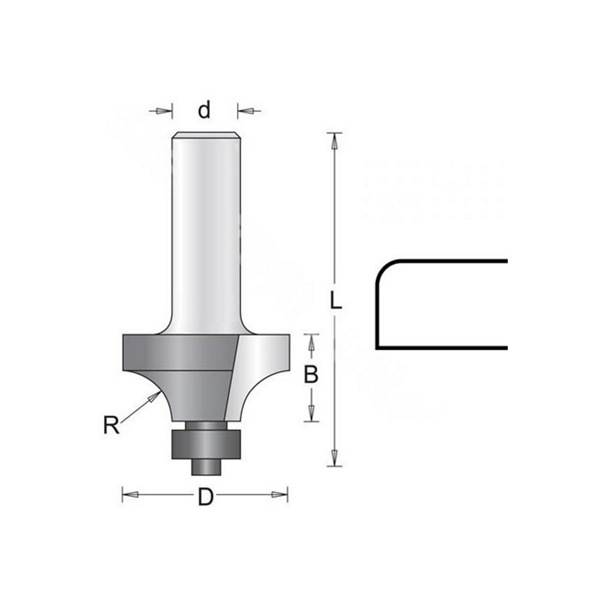Hikoki Accessories Rounding mill HiKOKI S23