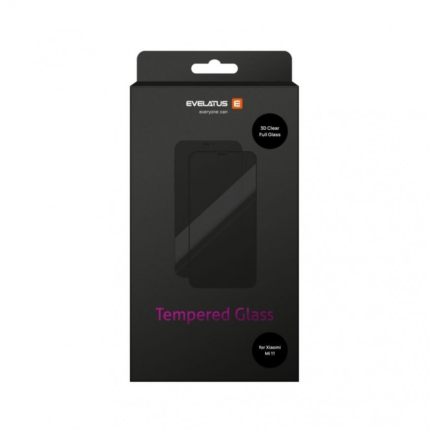 Evelatus Xiaomi Mi 11 2.5D Full Cover Japan Glue Glass Anti-Static