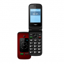 Digni Flip by eSTAR Clamshell Phone 2.4''+ 1.77" Raudona