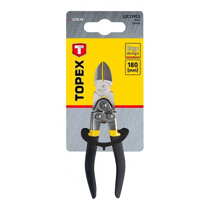 Topex Side pliers 180 mm, hinged