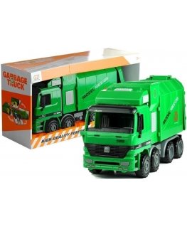Lean Cars Green Garbage Remover Big Opening Assembly Container