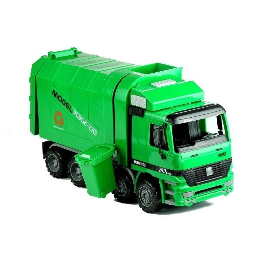 Lean Cars Green Garbage Remover Big Opening Assembly Container – 2