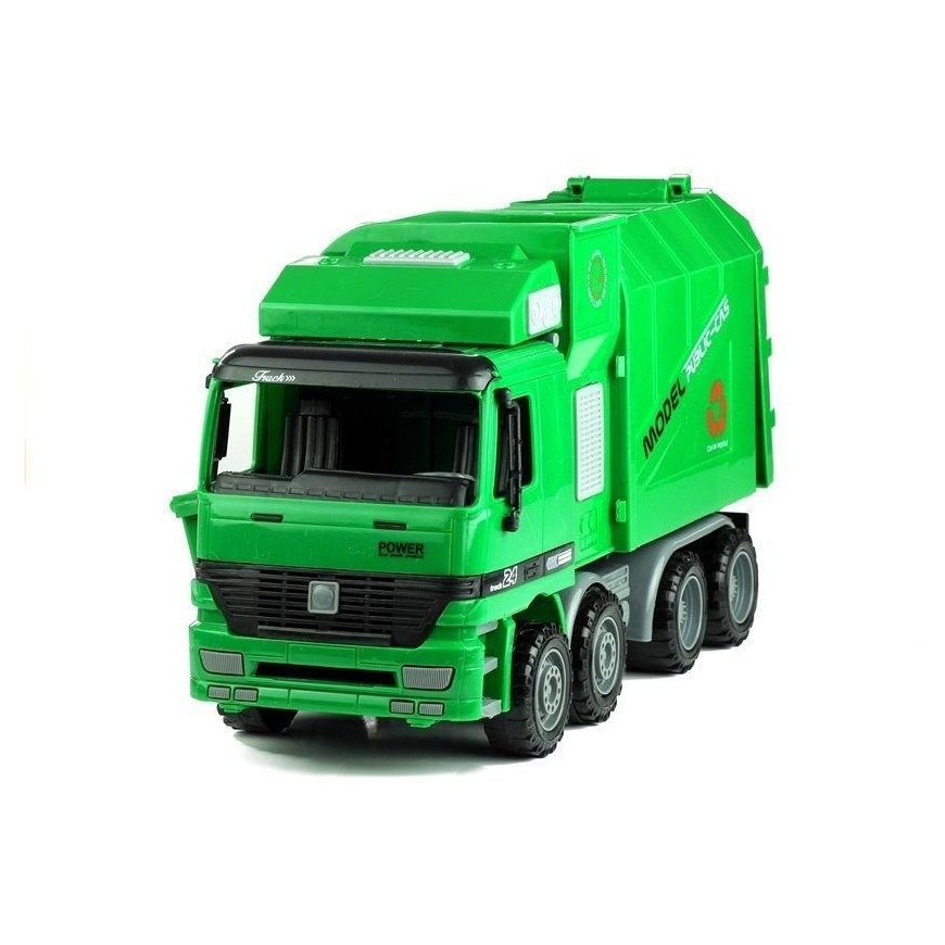 Lean Cars Green Garbage Remover Big Opening Assembly Container – 3